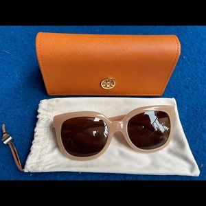 Tory Burch sunglasses.